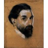Edmund Pick Morino 1877-1958 Self Portrait Pastel