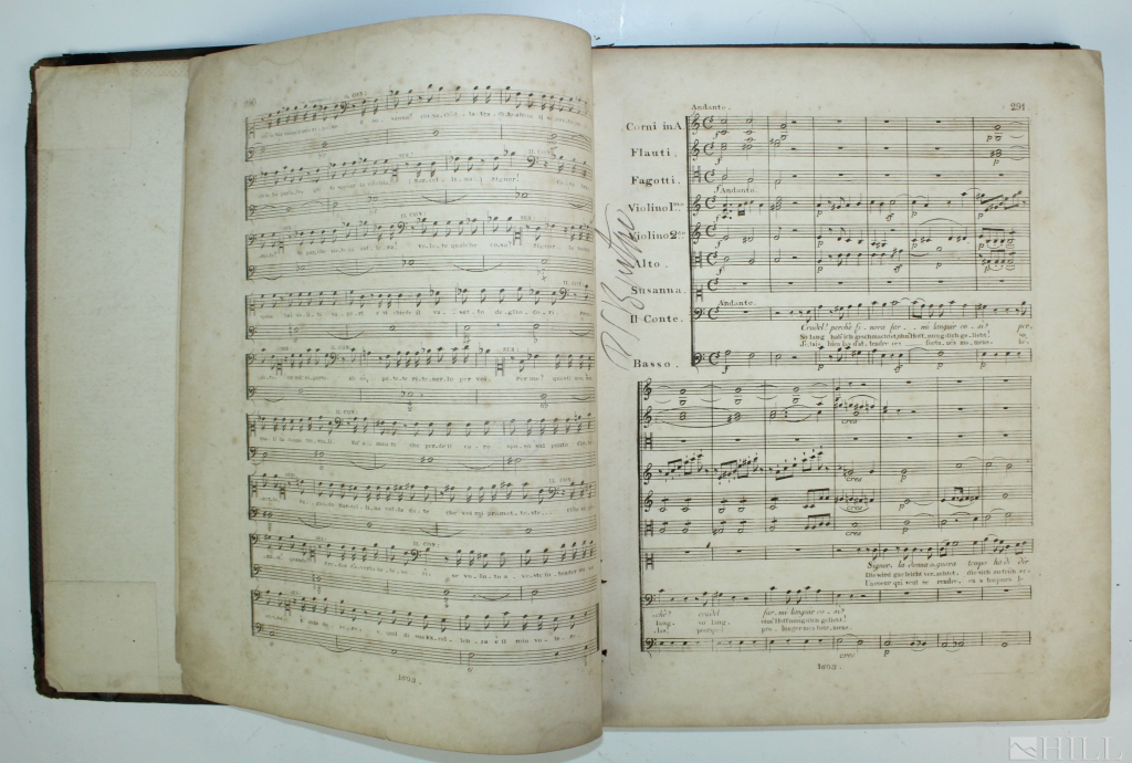 Wolfgang Amadeus Mozart 1st Ed. 2 Vol Figaro Score