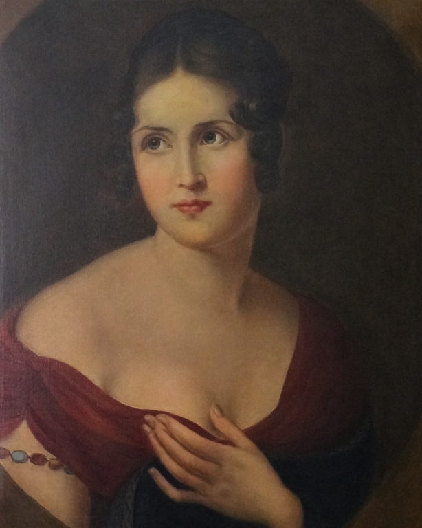 Oil Portrait Painting of a Lady After V Bianchinie