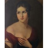 Oil Portrait Painting of a Lady After V Bianchinie