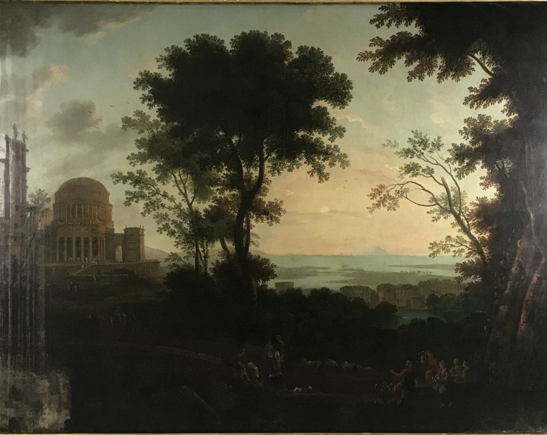 View of Delphi Oil Painting after Claude Lorrain - Image 8 of 10