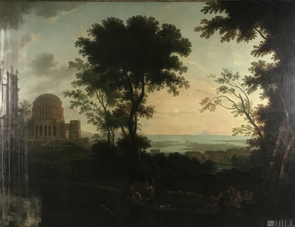 View of Delphi Oil Painting after Claude Lorrain