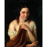 19C Portrait Painting attr. Johann Baptist Reiter