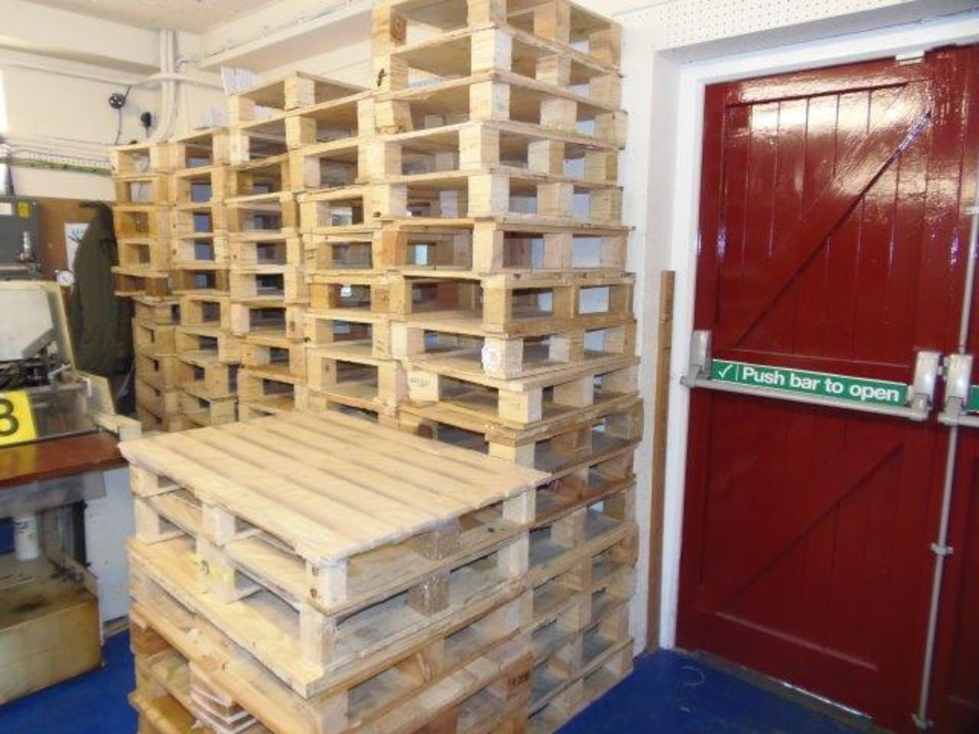 Quantity of pallets