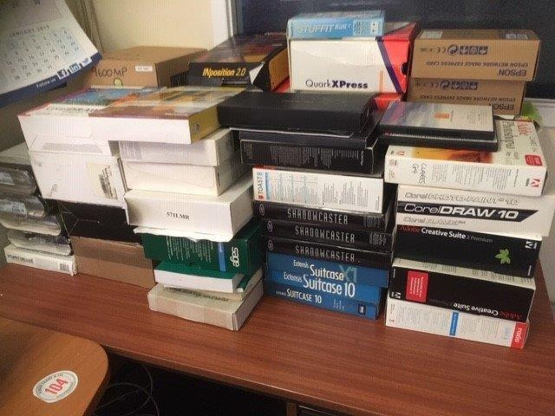 Quantity of Software Boxes