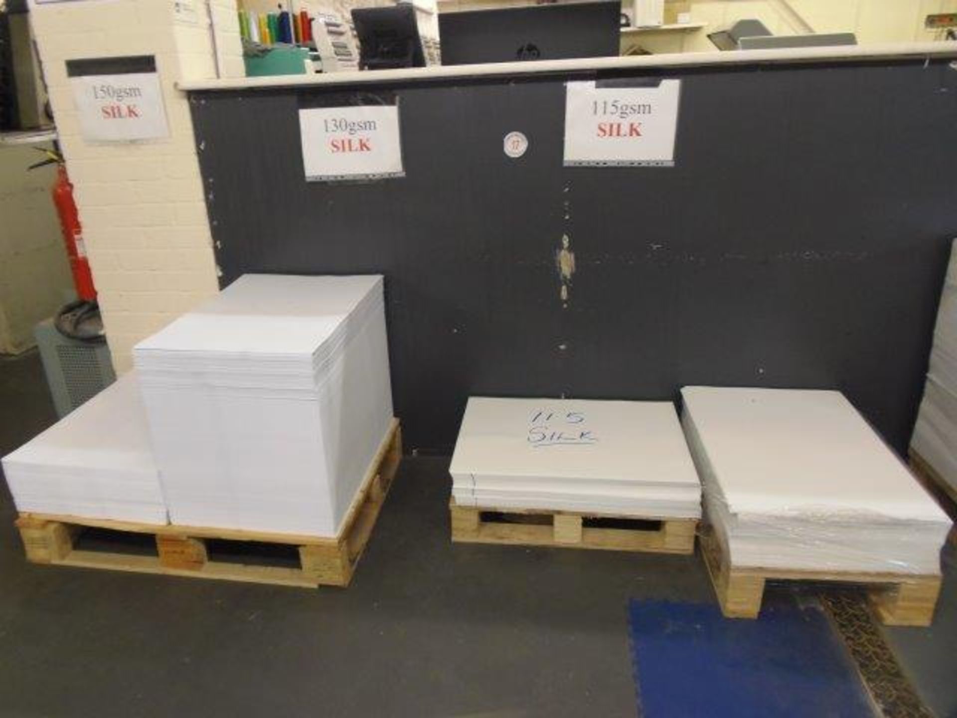 Quantity of paper – 3 no. pallets