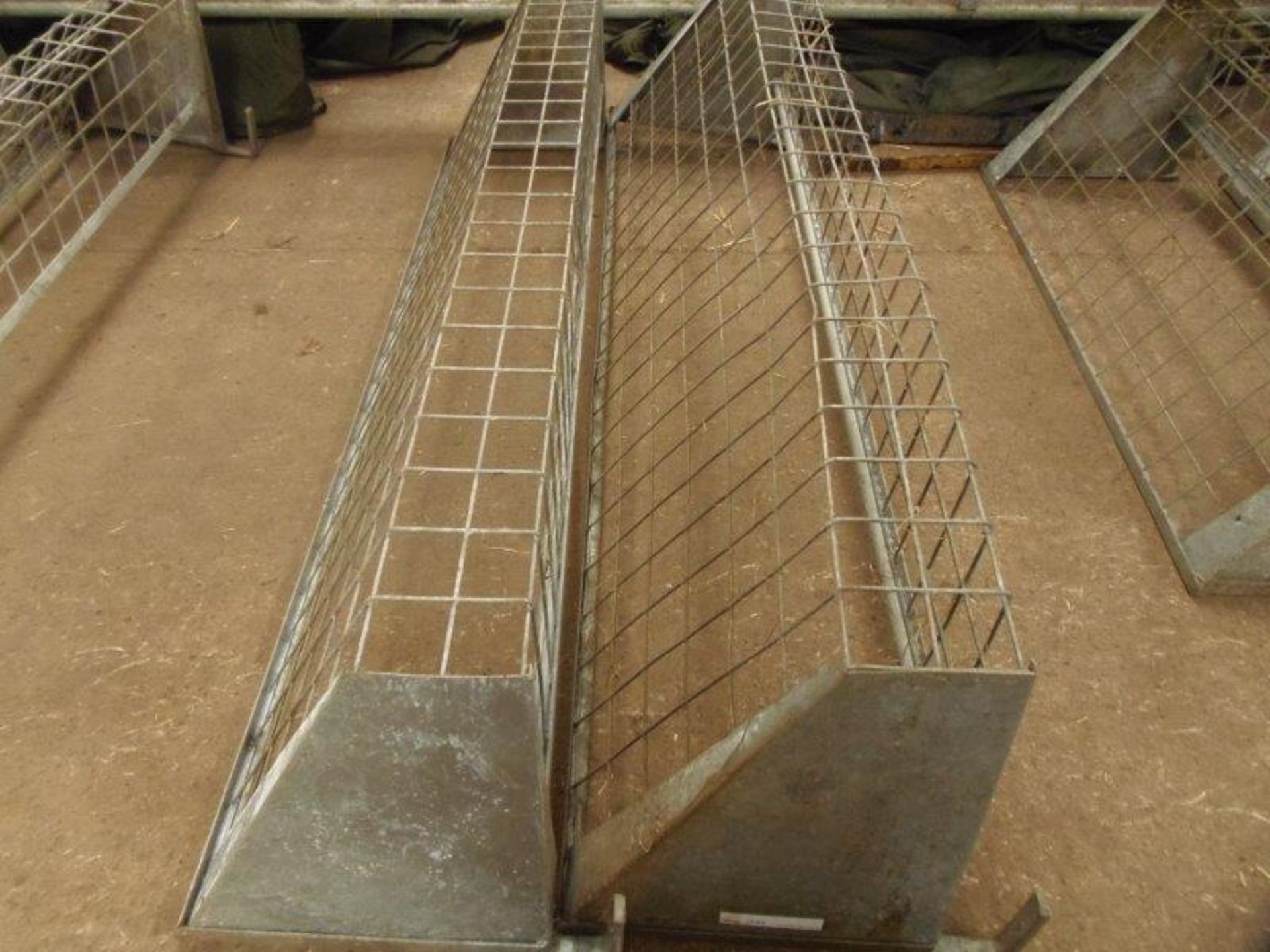 Pair of 6 ft hang on - hay racks