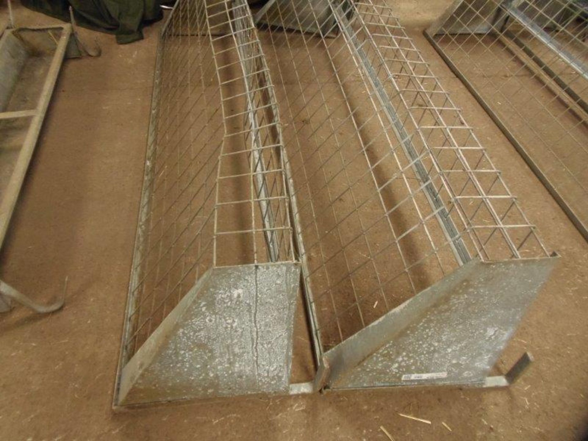 Pair of 6 ft hang on - hay racks