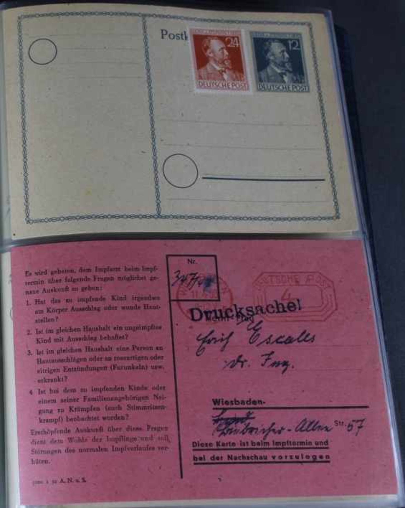 1 Album mit ca. 80 Ganzsachen aus Bayern, einige Bildpostkarten, Anfang 20. Jhd. und 3. Reich, - Bild 5 aus 6