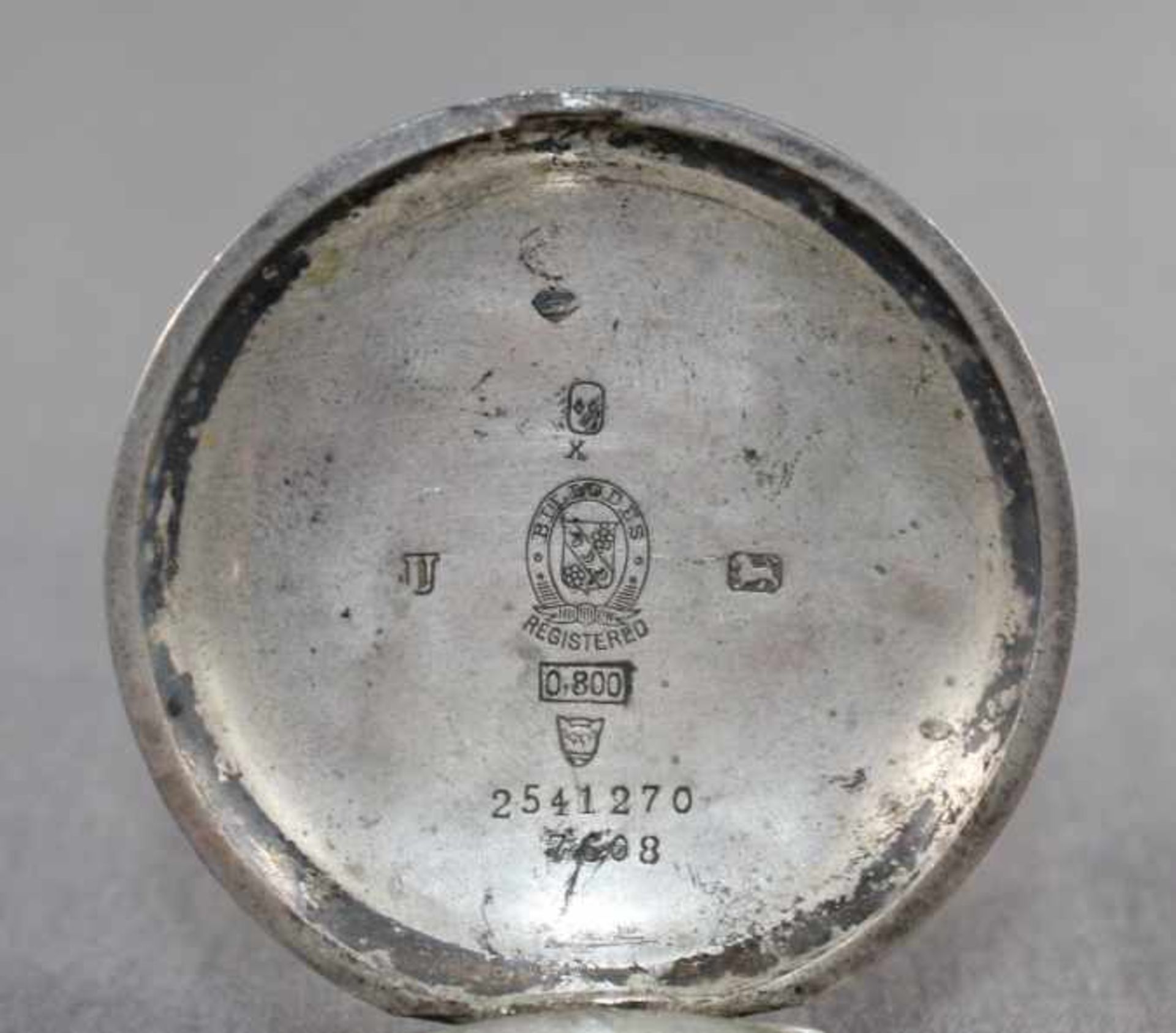 1 Savonette Silber (800/000), Punzen u.a. Billodes, No. 25412707608 "K. Serikoffs & Co - Image 3 of 6