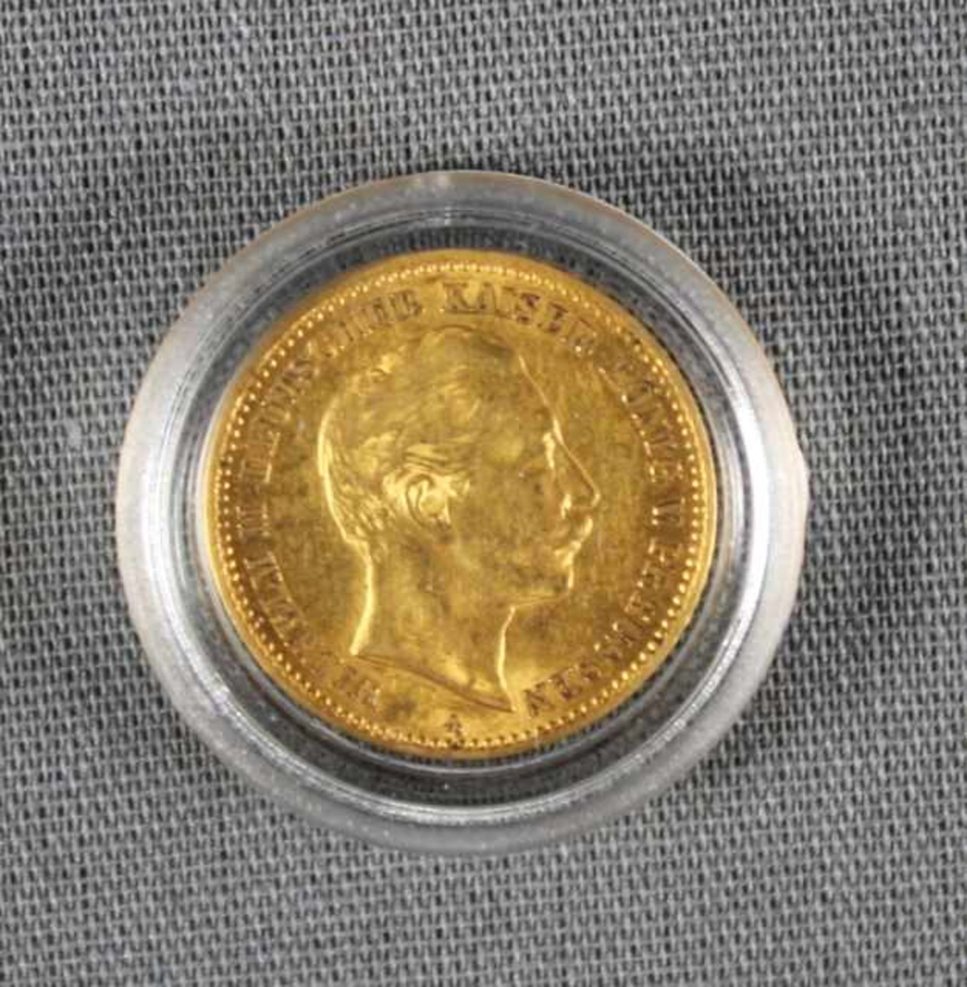 1 Münze Gold (900/000) von 1904 "10 Mark, Wilhelm II. Kaiser König v. Preussen 1888-1918",