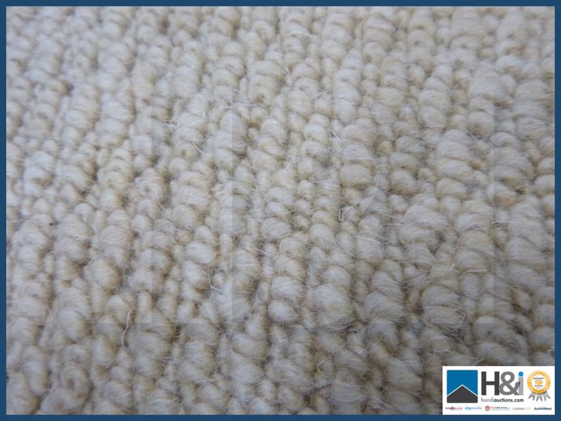 Approx 4m X 4m Colour porridge 100% wool structured loop .RRP. GBP 25 per square meter. - Image 3 of 4