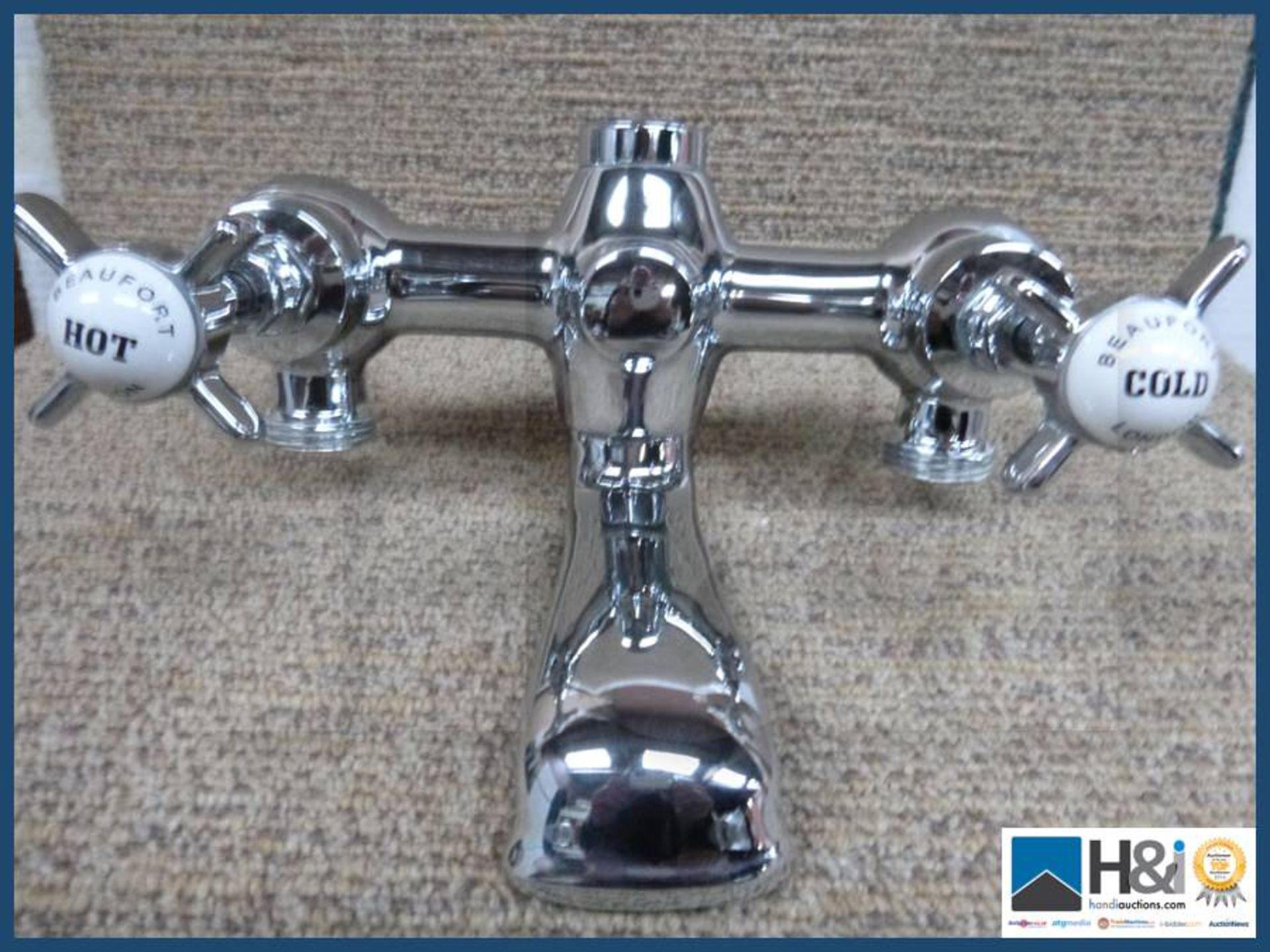 Mayfair Beaufort bath filler chrome finish traditional style .RRP 299 GBP. - Image 2 of 3