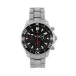 Omega - Seamaster Racing - montre-bracelet chronographe automatique - acier - + écrin /