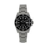 Rolex - Submariner - Réf. 116610LN - montre-bracelet acier automatique +écrin +papiers /