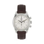 Omega - De Ville - montre chronographe co-axial automatique - acier + pochette SAV /