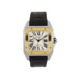 Cartier - Santos 100 - montre automatique - acier /