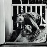 William Claxton (1927-2008) - "Chet Baker and his dog - Bix - Redondo Beach - 1955" - tirage