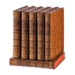 CONDÉ. Mémoires de Condé... Londres. Paris. Rollin. 1743. 6 vol. in-4° reliés plein veau brun marbré
