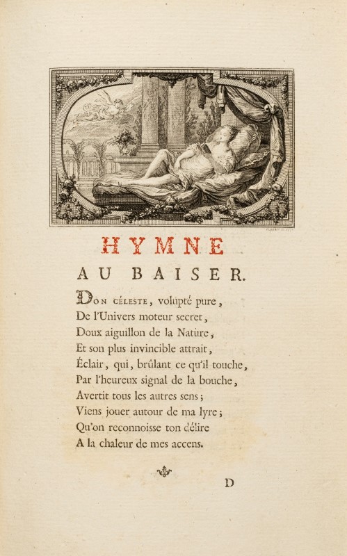 DORAT. (Claude-Joseph).Les Baisers. précédés du Mois de mai. poëme. 1 vol. in-8° relié - Image 3 of 4