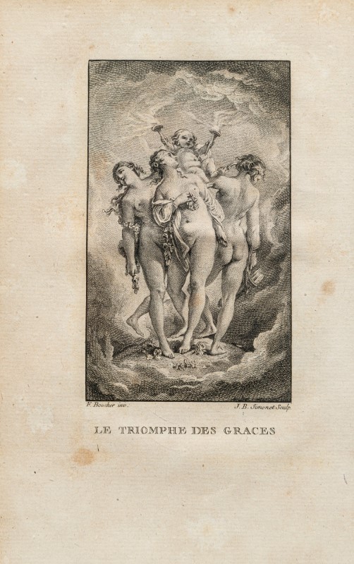 QUERLON. Les Grâces. Paris. Laurent Prault & Bailly. 1769. 2 vol. - Image 3 of 4