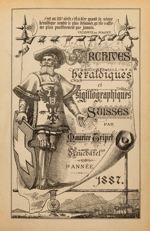 HÉRALDIQUE SUISSE Ensemble de documents provenant de la Société Héraldique Suisse français et allema - Image 9 of 13