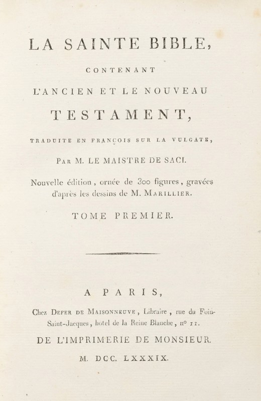 BIBLE (La Sainte). 12 tomes en 12 vol. - Image 2 of 6