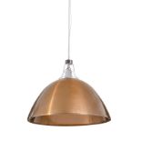 Suspension Bell par Diesel pour Foscarini. diffuseur en verre clair et dépoli soutenant un abat jou