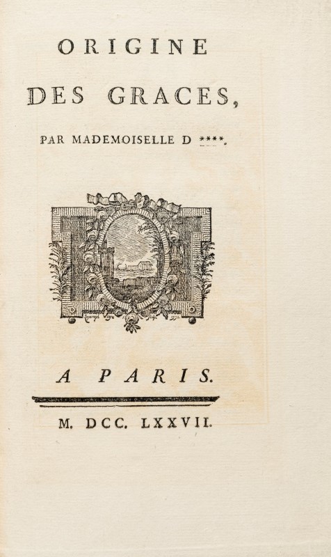 DIONIS DU SÉJOUR. Origine des grâces. Paris. s. n.. 1777. In-8 relié plein maroquin rouge par Chambo - Image 2 of 6