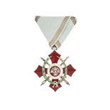 Ordre National du Mérite Militaire. Bulgarie. créé en 1900. croix de 5ème classe (chevalier) dans so