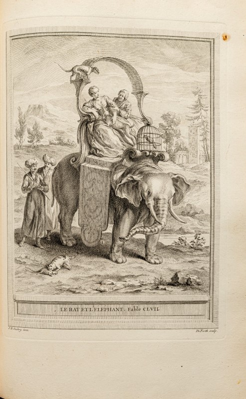 LA FONTAINE (Jean de). Fables choisies. mises en vers par J. de la Fontaine. 4 vol. - Image 10 of 11