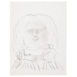Fernando Botero (1932). Etude d'après "Mona Lisa" de Léonard de Vinci. c. 1950. crayon de graphite s