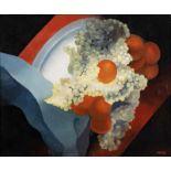 Gustave Buchet (1888-1963). Nature morte aux raisins. huile sur toile. signée. 54x65 cm