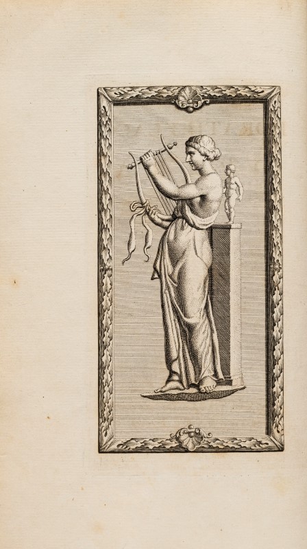 HORACE. Quinti Horatii Flacci Opera. Londini. Iohannes Pine. 1733-1737. 2 volumes in-8°. reliés en p - Image 3 of 6