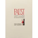 GOETHE (Johann Wolfgang). SCHMIED (François Louis). Faust. In-folio. en ff.. couv. rempliée. chemise