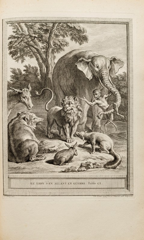 LA FONTAINE (Jean de). Fables choisies. mises en vers par J. de la Fontaine. 4 vol. - Image 7 of 11