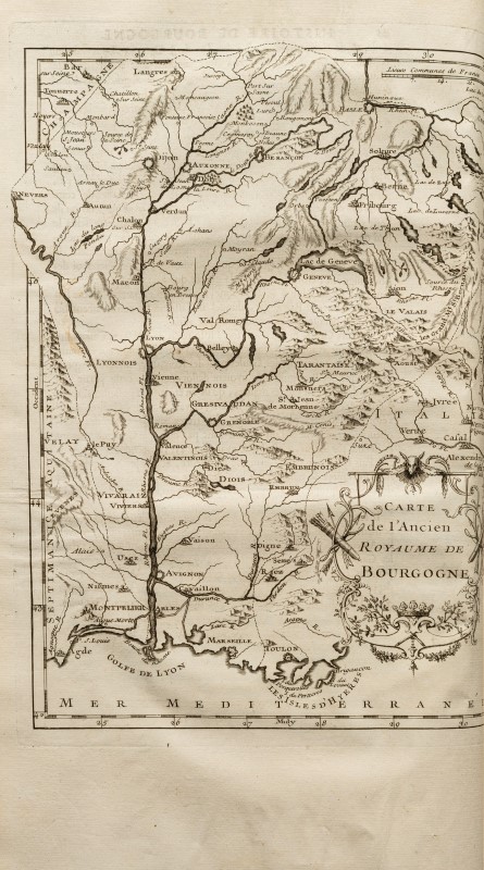 BOURGOGNE PLANCHER. Histoire générale et particulière de Bourgogne.... Dijon. Antoine de Fay. 1739. - Image 3 of 8