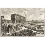 Giovanni Battista Piranesi (1720-1778). "Veduta della Villa dell'Em.o". gravure. titrée. h. 89 cm