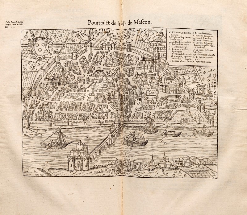 BOURGOGNE SAINT JULIEN. De l'Origine des Bourgongnons.... Paris. Nicolas Chesneau. 1581. 1 vol. in-f - Image 3 of 5