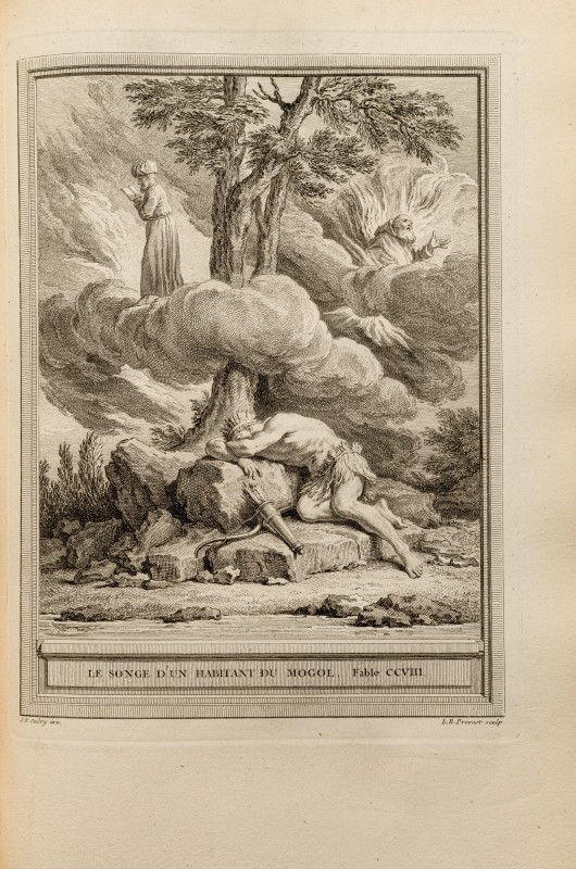 LA FONTAINE (Jean de). Fables choisies. mises en vers par J. de la Fontaine. 4 vol. - Image 4 of 11