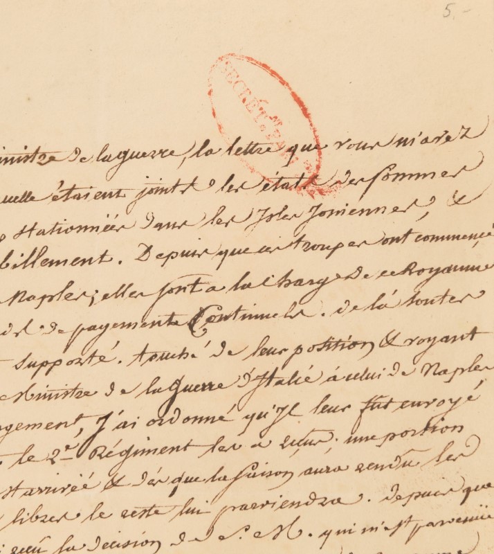 EMPIRE. BEAUHARNAIS (Eugène de. fils adoptif de Napoléon Ier). 5 lettres et 1 partie de lettres sign - Image 10 of 24