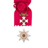 Ordre de Saint Alexandre. Bulgarie. créé en 1881. ensemble de Grand-Croix dans son écrin original