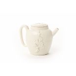 A SMALL 'BLANC DE CHINE' PORCELAIN TEAPOT