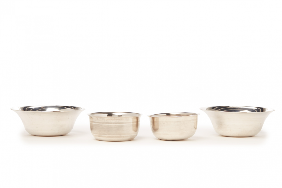TWO STERLING SILVER CUPS AND TWO SMALL BOWLS - Image 2 of 4