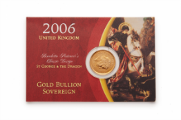 A GOLD BULLION SOVEREIGN 2006
