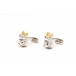 TATEOSSIAN - A PAIR OF FROG PRINCE CUFFLINKS