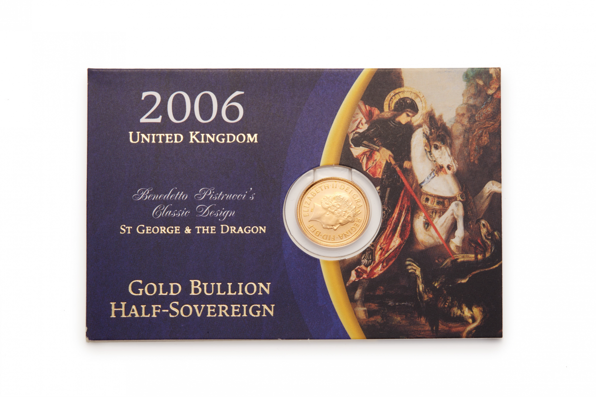A 2006 UK GOLD BULLION HALF-SOVEREIGN