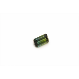 A 4.86 CARAT GREEN BLUE TOURMALINE