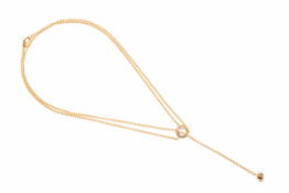 CARTIER - A GOLD TRINITY NECKLACE