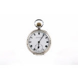 AN ANTIQUE ENGLISH SILVER POCKET WATCH